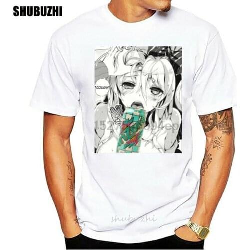 Anime Can Lewd Hentai Mens Clothing T-Shirts Tees male brand teeshirt men summer cotton t shirt summer tshirt drop shipping