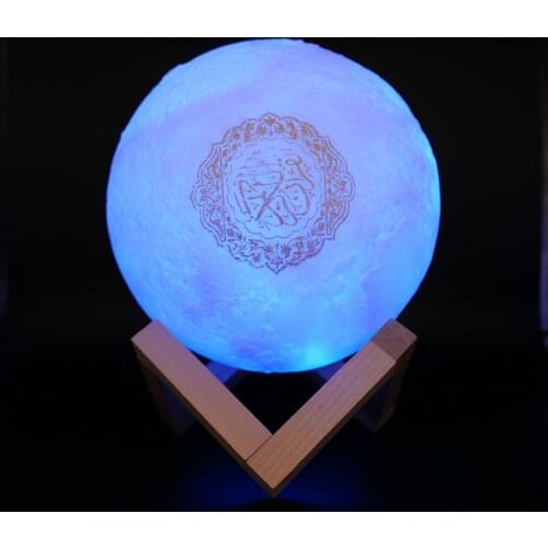 Enceinte Bluetooth Quran Night Light 3D Touch Moon Lamp Muslim Gift Veilleuse Coranique With Remote Control Colorful for Kids
