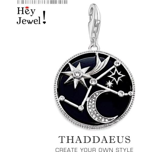 Charm Pendant Astro Disc,2019 Brand New Europe Style Jewelry For Women Men Trendy Gift In 925 Sterling Silver Fit Bracelet