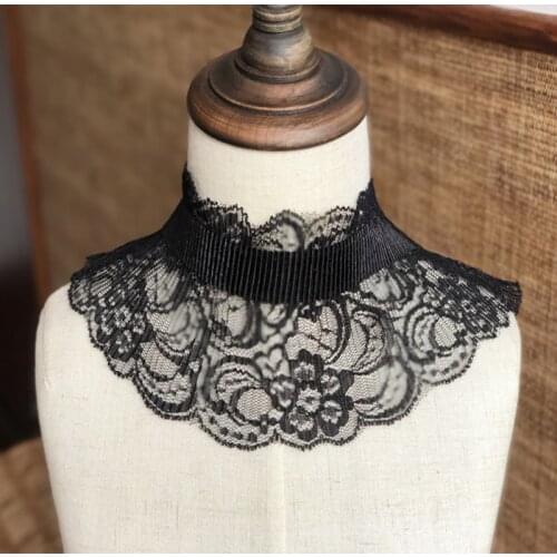 9CM Wide Modern Pleated Elastic Lace Ribbon Skirt Curtain Slat Diy Sewing Dolls Doll Bed Skirt Suits Guipure Supply Collar