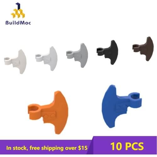 10PCS MOC Bricks 53454 Weapon axe, fixed 53705 For Building Blocks Parts DIY Education Construction Classic Brand Gift Toys