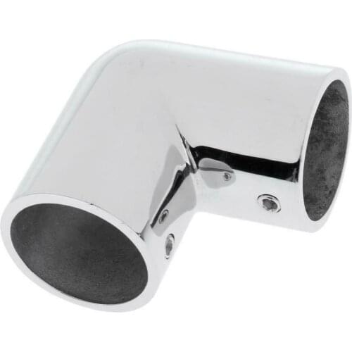 1 Pcs Boat 316 Stainless Steel 1" Pipe Hand Rail Tee Fitting 90 Degree Elbow 25mm Tube