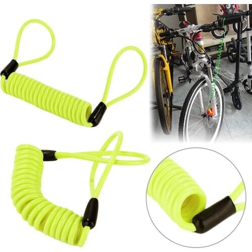 1PC Motorcycle Security Reminder Scooter Cycling Safety Anti-theft Disc Lock Rope Bike Motorcycle Safety Parts Accessories