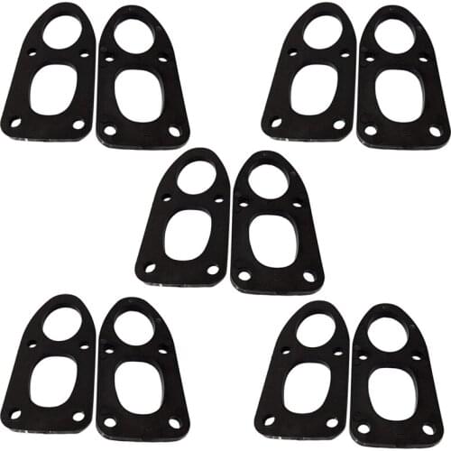 10Pcs Skateboard Riser Pads mm 6mm (1/4 inch) Riser Pads U-Shape Skateboard Shock Pads Soft Longboard Shockpads