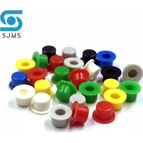 100Pcs A101 Switch Caps Tactile Push Button Switch Cap 4.5*7.4 Applies to 5.8*5.8 7*7 8*8 8.5*8.5 Self-Locking Switch Button Cap