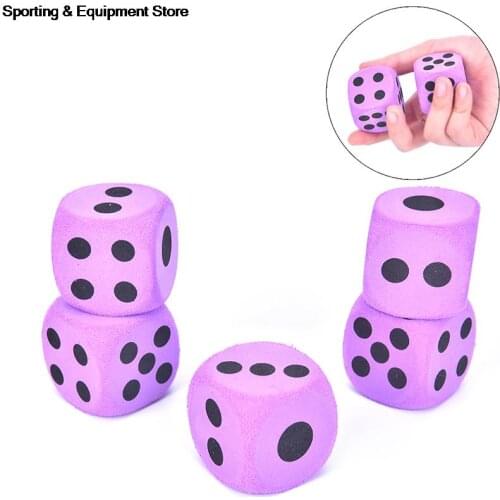 3.7cm/3.8cm/6.3cm Specialty Giant Eva Foam Playing Dice Block Party Toy Game Prize For Childrens Playing Dice
