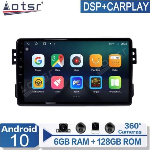 6+128G Android 9 For OPEL Agila SUZUKI Splash Ritz 2015+ Car Multimedia Player Radio GPS Navigation Auto Stereo Recorder