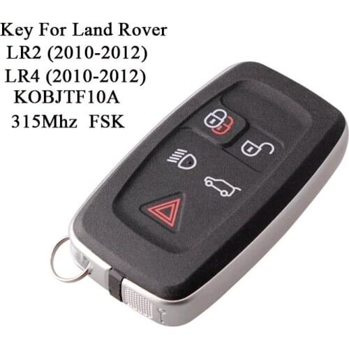 KOBJTF10A FSK Car Remote Key for Land Rover LR4 Range Rover Evoque Sport Smart Car Keys for Auto 433Mhz 315Mhz Control