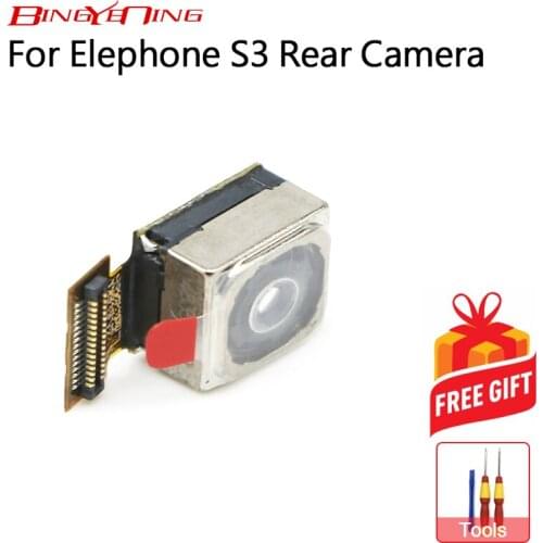 BingYeNing New Original Main Elephone S3 rear camera repair parts replacement for Elephone S3 Smart phone