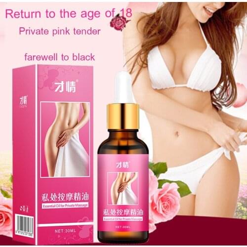 Private Parts Whitening Care Pink Women Remove Melanin Nursing Essential Oil Lubricant Pink Women Oil For Vaginal Areola 30mL