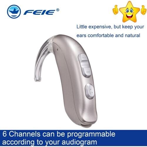 MY-22 Digital Deaf Hearing Aid 120dB 6 Channel Invisible Hearing Aids Best Sound Amplifier Adjustable Wireless Hearing Aid
