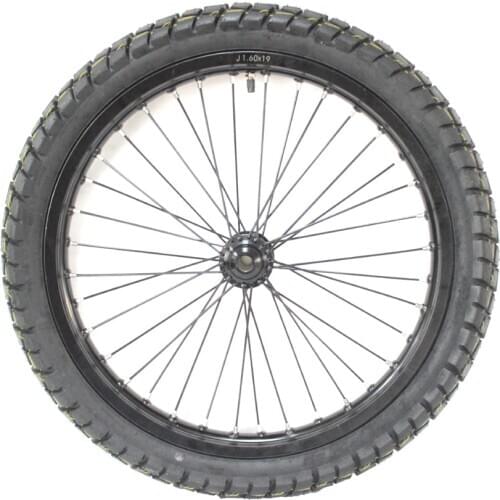 EU DUTY FREE Ebike 19" Motorcycle Wheel Front Wheel Matching 3000W-5000W Rear Motor Wheel