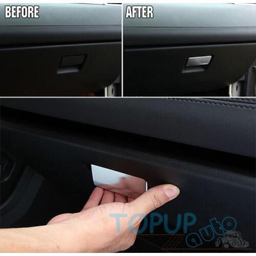 CHROME CENTER CONSOLE GLOVE BOX HANDLE TRIM COVER FIT FOR LAND ROVER DISCOVERY SPORT 2015