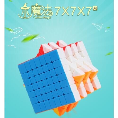 Original Yuxin Little Magic M 7x7x7 Magnetic Speed-Cube Little Magic Magnetic 7x7 Magic cubes Zhisheng 7x7 Puzzle Magic cubo Toy