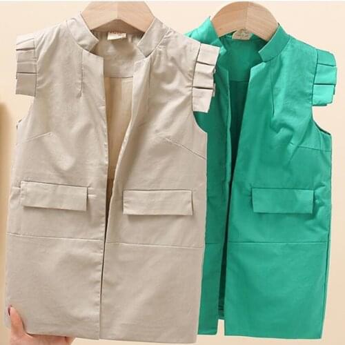 Baby girl summer flying sleeve vest fashion slim children princess waistcoat