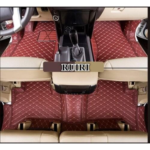 Best quality mats! Custom special car floor mats for Mazda 2 2019-2015 waterproof rugs carpets for Mazda 2 2018,Free shipping