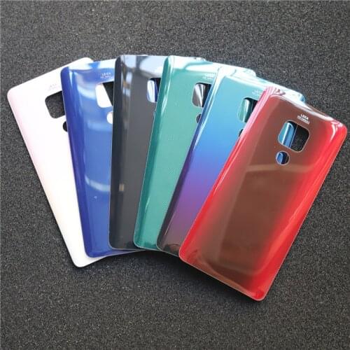 Mate20 Battery Cover For Huawei Mate 20 Housing Glass Repair Replace Back Door Phone Rear Case + Logo Glue