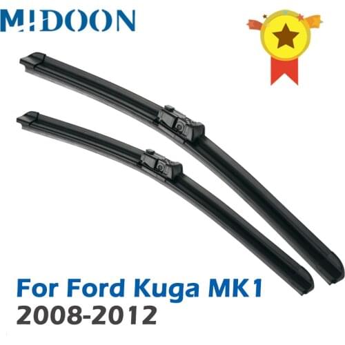 MIDOON Wiper Front Wiper Blades For Ford Kuga MK1 2008 - 2012 2011 2010 2009 Windshield Windscreen Front Window 24"+17"