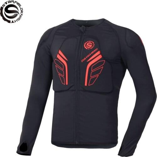 New Motorcycle Jacket Armor Body Protection Motor Turtle Racing Moto Cross Back Support Shoulder/Arm Protector Breathable Shirt