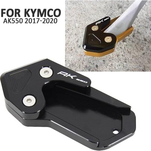 NEW Motorcycle 2017-2020 For KYMCO AK550 AK 550 Kickstand Foot Side Stand Extension Pad Support Plate