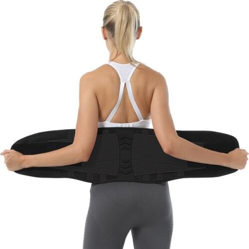 Lumbar Waist Support Belt Strong Lower Back Brace Support Corset Belt Waist Trainer Sweat Slim Belt for Sports Pain Relief New