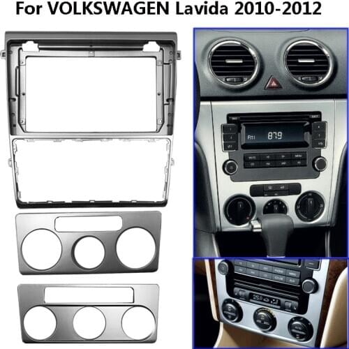 9/10.1 inch Car Radio Dashboard Fascia For Volkswagen Lavida 2010-2012 Auto Stereo Panel Mounting Bezel Faceplate Frame Dash Kit