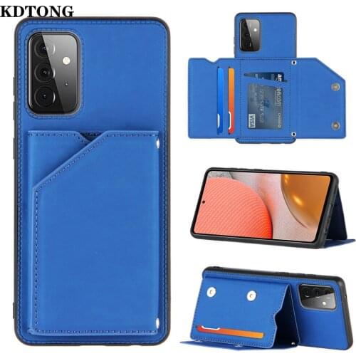Shockproof Phone Case for Samsung Galaxy A91 A81 A70 A50 A30 Funda Skin Feel Wallet Bracket Leather Protection Back Cover Coque