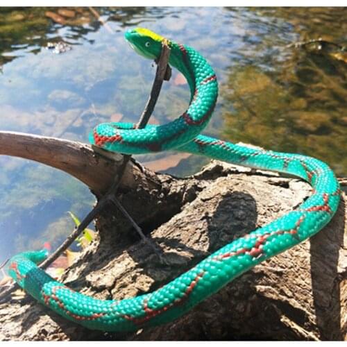 Realistic Plastic Tricky Toy Fake Snakes Boa Rattlesnake Model High Simulation Toy Prank Halloween Party Tricky Toy For Children