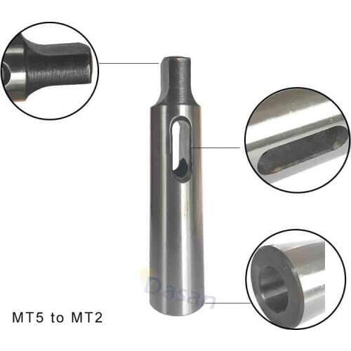 Spindle Morse Taper MT5 to MT2 1PC Morse Taper Sleeve Adapter Reducing Adapter Drill Sleeve Milling Tool for cnc tool