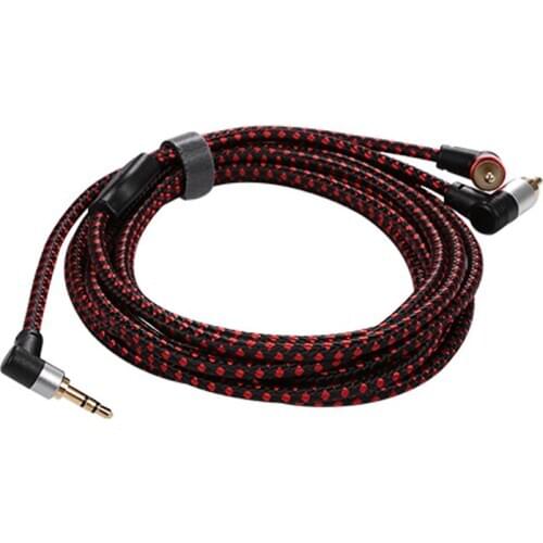Top 90 Degree 3.5mm Male to 2 RCA Male Cable Right Angle Stereo AUX Y Splitter Cord Microphone Jack Plug for Laptop 2M