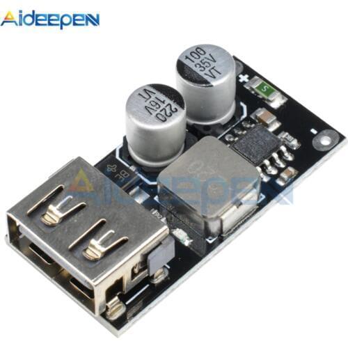 1Pcs QC3.0 QC2.0 USB DC-DC Buck Converter Charging Step Down Module 6-32V 9V 12V 24V to Fast Quick Charger Circuit Board 3V 5V