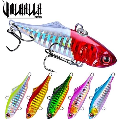 VALHALLA 1PC Pencil Fishing Lure 23g-0.81oz VIB Fishing Bait Hard Lure 7.5cm-2.95" With 6# Hooks Fishing Tackle