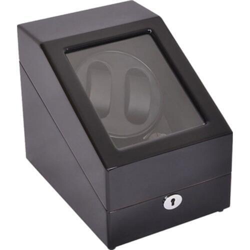 Watch Winder ,LT Wooden Automatic Rotation 2+3 Watch Winder Storage Case Display Box (Black)