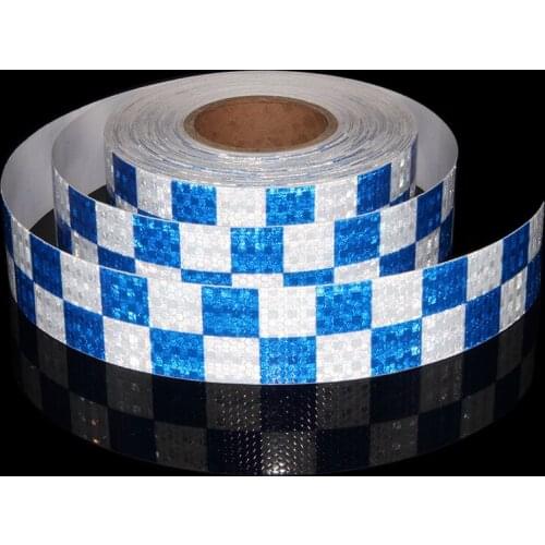 5cmx50m/roll Reflective Warning Tape Reflective Bicycle Stickers Car Body Sticker Motor Reflective Film In Dark Effective Preven