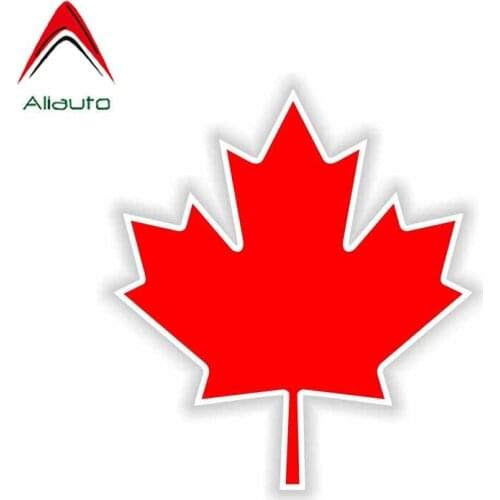 Aliauto Personality Canada Flag Reflective Waterproof Motorcycle Automobile Car Sticker Decoration Decal Vinyl,13cm*11cm