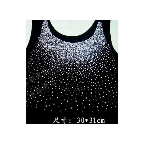 2pc/lot vest decor hot fix rhinestones motif hot fix rhinestone motif designs hot fix rhinestone transfers rhinestone applique
