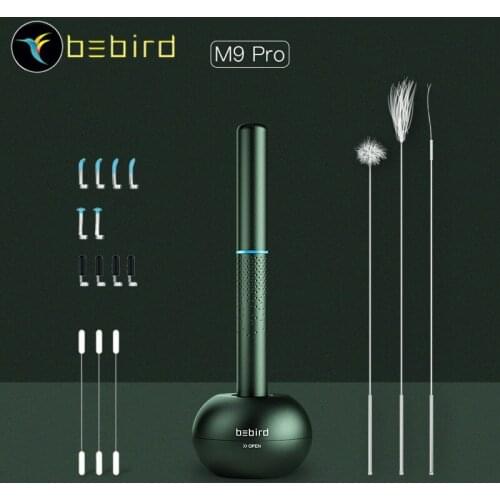 Bebird M9 Pro Smart Visual Ear-Stick Endoscope 300W High Precision In-Ear Endoscope with 300mAh Magnetically Charged Base