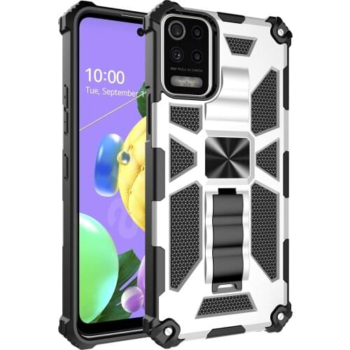 For LG K51 K92 K22 K53 K52 Q52 Q62 2021 Case Shockproof Armor Stand Cover For LG Stylo 6 7 Heavy Protection Phone Covers Bumper