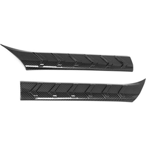 Rear Corner Trims Rear Bumper Anti-Scratch Decorative Bright Strips Bumper Guard Accessories for Toyota Highlander 2021