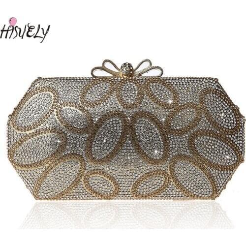 HISUELY Women's Bags With Rhinestones