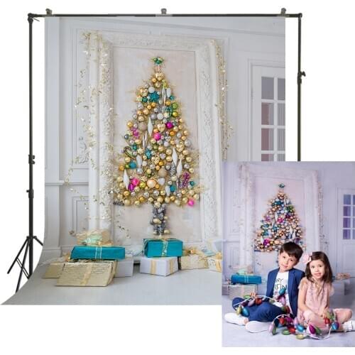 HUAYI Christmas Backdrops Christmas Holiday Family Party Child Celebration Photo Backdrop Customize Photobooth Background W-3488