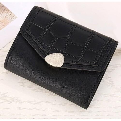 NEW Women Wallets Cards Holder Bag Business Credit Bank Card ID Holders Good Quality Lady Purses Short Money Clips Billfold Bags