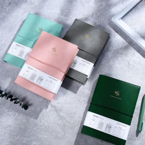 Cover Creative Trend PU A5 Notebook Beautiful Diary Hardcover Hand Book School Supplies Notebooks and Journals