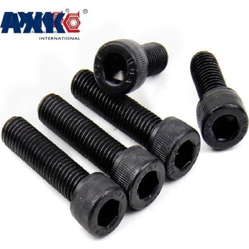 M10 M10*1*70/80 M10x1x70/80 1mm Pitch 12.9 Grade Carbon Steel Full Fine Thread Cap Cup Allen Head Bolt Hexagon Hex Socket Screw