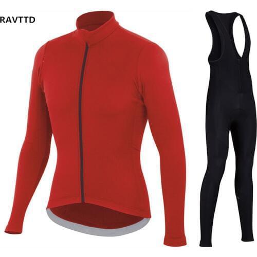 NEW Thermal Warm Cycling Jerseys Ropa Ciclismo Invierno Bicycle Winter Cycling Clothing Long Sleeve Bike Clothing