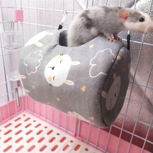New Hamster Cages Life Nest Spring Little Pet Canvas Hammock Hedgehog Chinchilla Guinea Pig Hanging House Small Animal Products