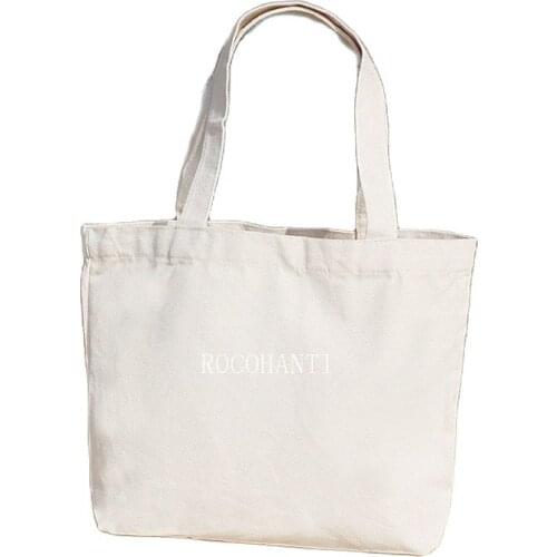 Blank canvas bag eco bag custom reusable shopping promotional bag
