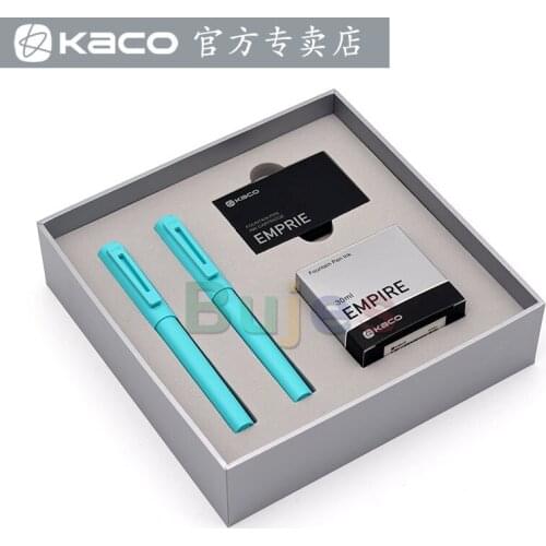 KACO SKY Fountain Pen/roller Pen Double Nib Ink Gift Box Set,Smooth Writing Office Stationery Business Gift School Supplies