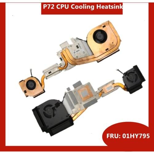 Original for Lenovo Thinkpad P72 CPU Cooling Heatsink & Fan FRU 01HY795