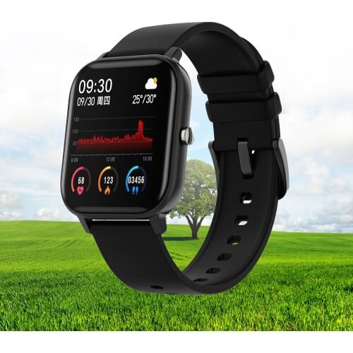 Smart Watch 1.4inch Men Women Heart Rate Monitor Bracelet Sleep Blood Pressure Fitness Tracker Clock Color Sport Square Watch